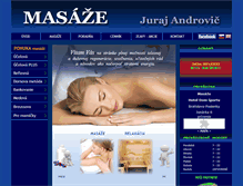 Tablet Screenshot of masaze-ja.sk